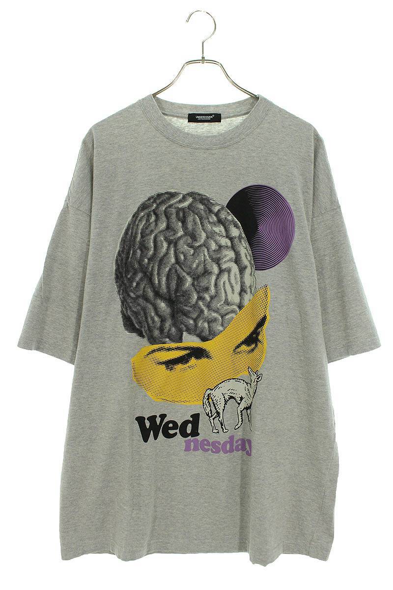 アンダーカバー UNDERCOVER UC1C4893-1 サイズ:3 WEDNESDAYプリントTシャツ 中古 BS99