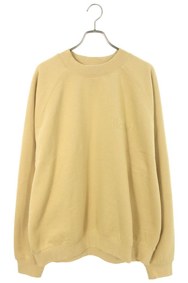 フォグ FOG ESSENTIALS CREWNECK SAND サイズ:XL ロゴクルーネックスウェット 中古 SB01