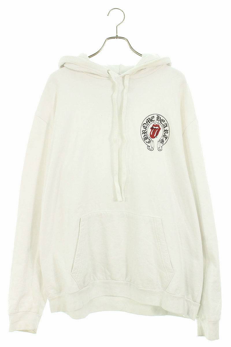 クロムハーツ Chrome Hearts Lip And Tongue Hoodie サイズ:XL リップアンドタンプリントプルオーバーパーカー 中古 SJ02