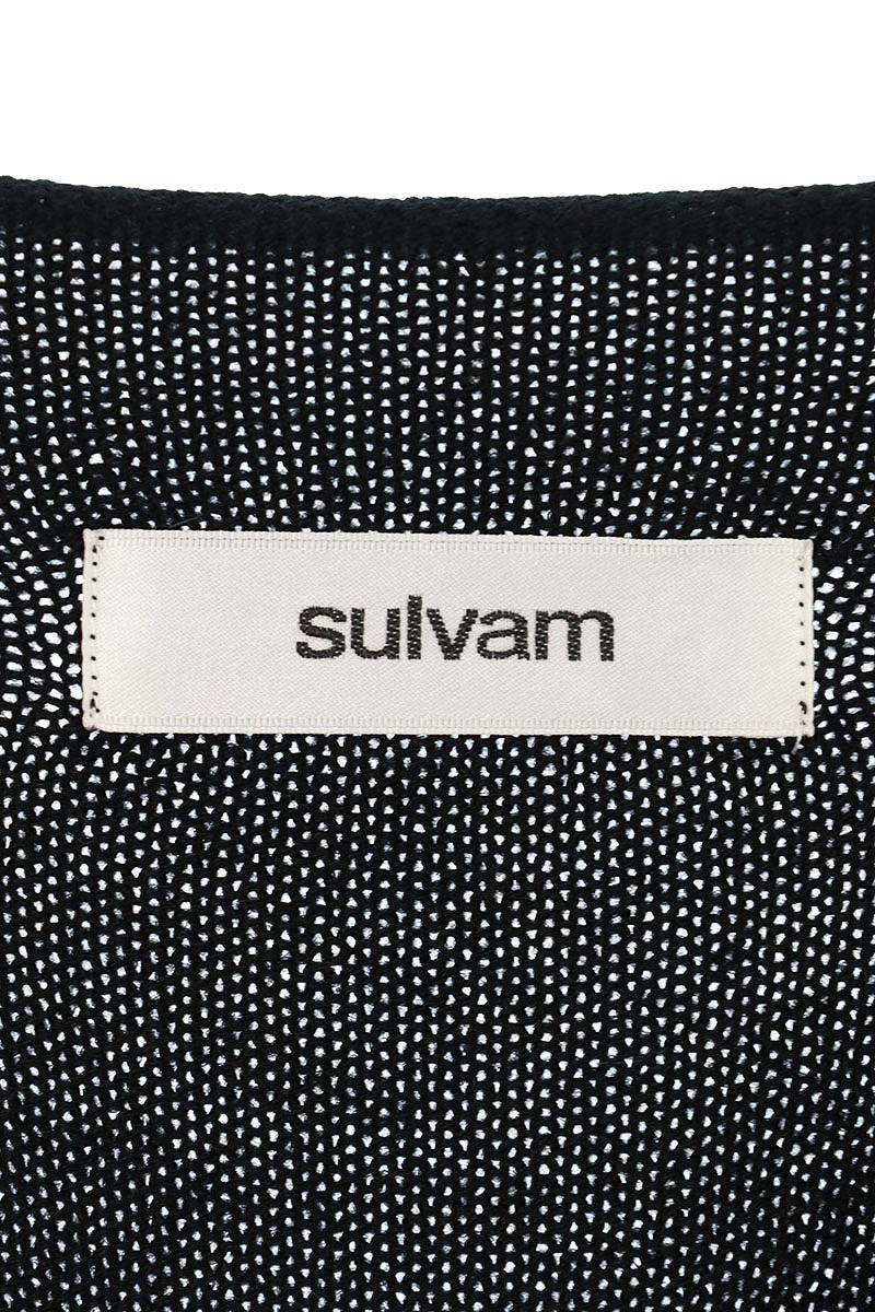 サルバム sulvam 22AW SQ-K07-850 サイズ:M アクリルウールロングニットワンピース 中古 BS99_画像3