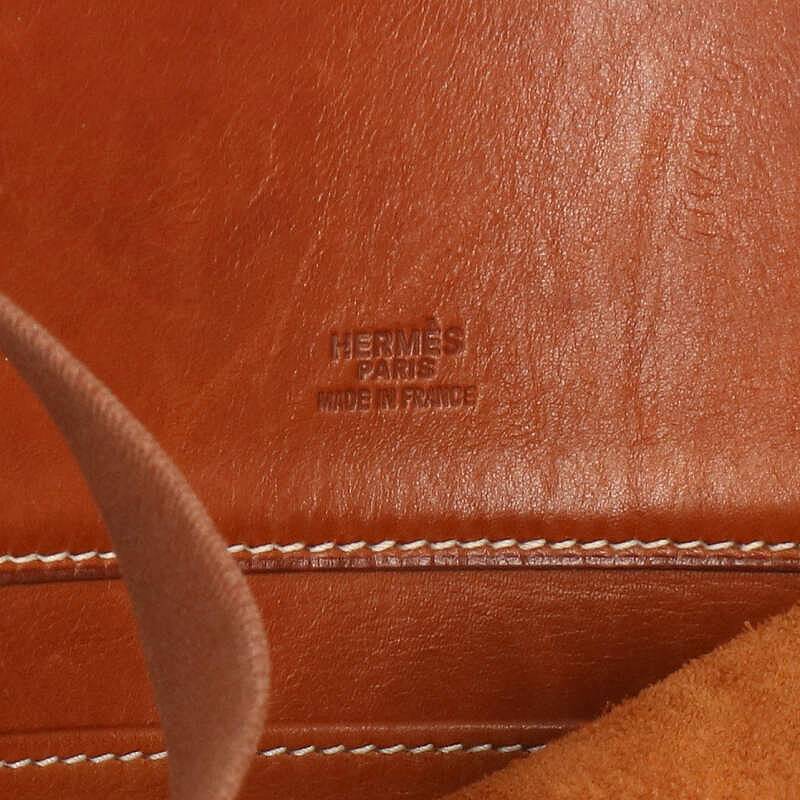 エルメス HERMES シェルパ サイズ:GM □E刻印レザーバックパック 中古 BS99_画像3