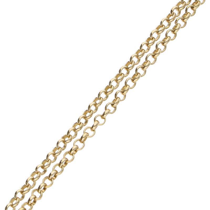 クロムハーツ Chrome Hearts 22K NECKCHAIN R20/ロールチェーン20inch サイズ:20inch ゴールドネックレス 中古 NO05_画像5