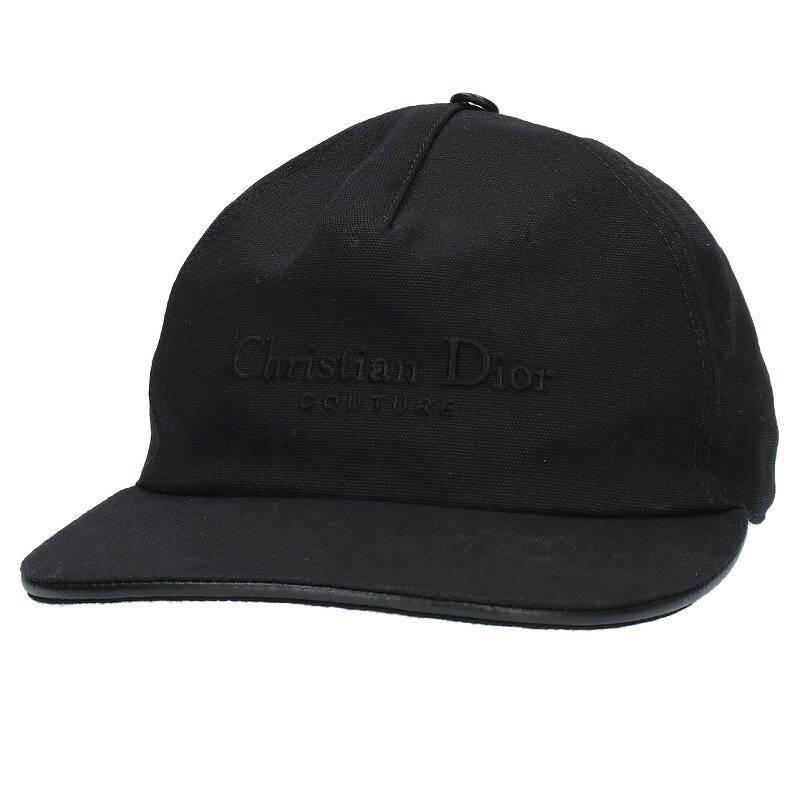 ディオール DIOR 243C904G4511 サイズ:M ロゴ刺繍帽子 中古 SB01