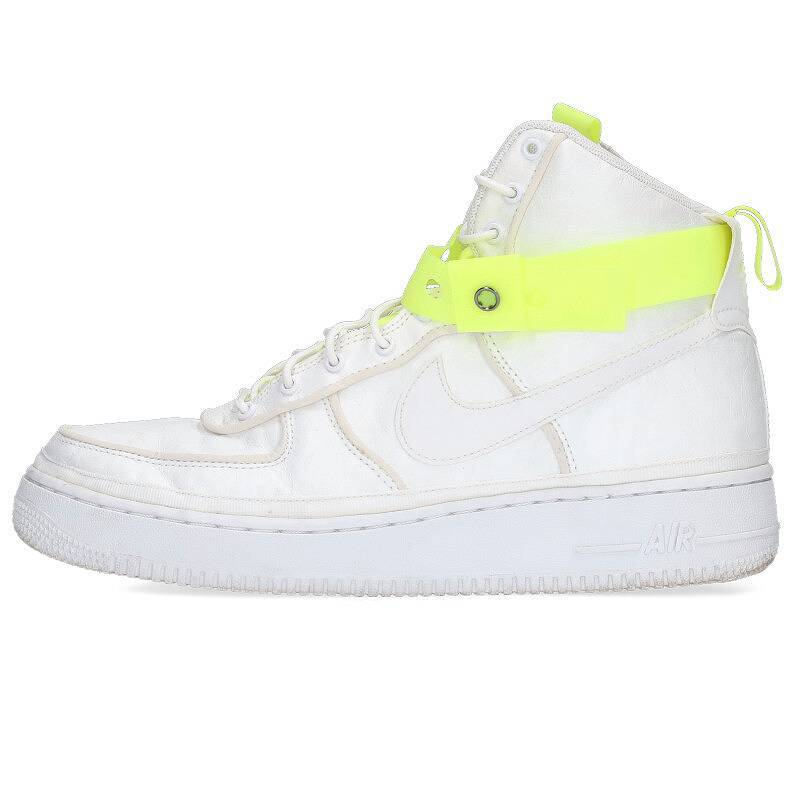 ナイキ NIKE AIR FORCE 1 HIGH 07 QS 573967-101 サイズ:27cm エアフォース1ハイマジックスティックスニーカー 中古 BS99_画像1