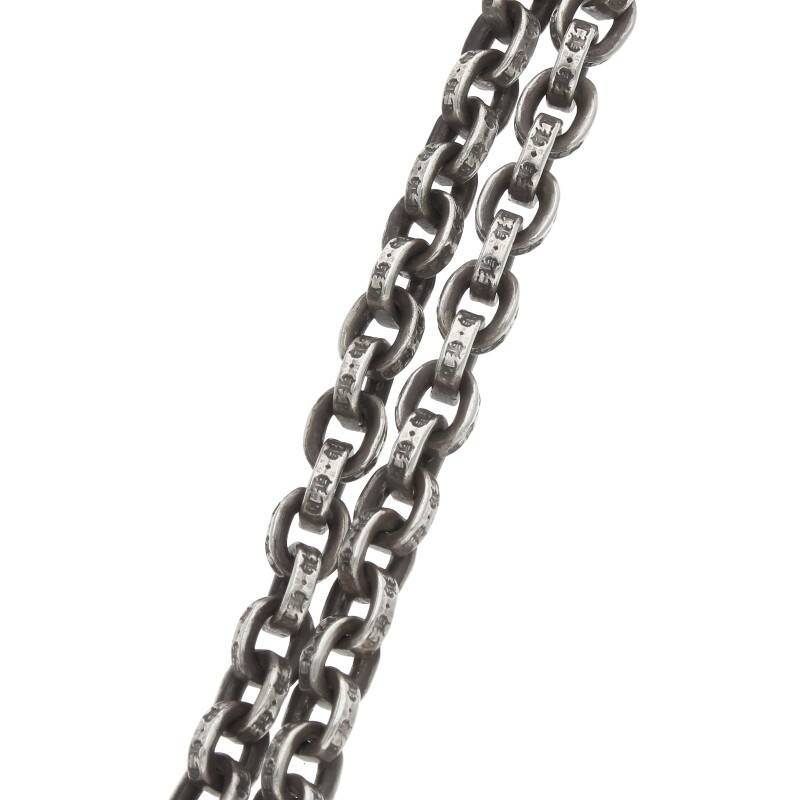 クロムハーツ Chrome Hearts PAPER CHAIN 18/ペーパーチェーン18inch サイズ:18inch シルバーネックレス 中古 SJ02_画像5