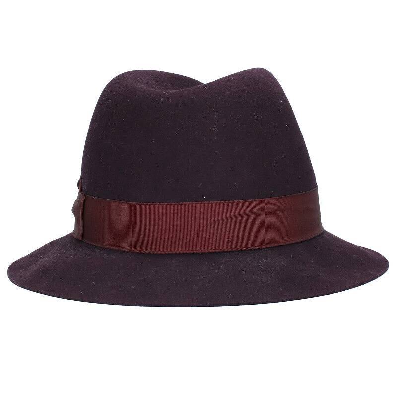 ボルサリーノ Borsalino 中折れフェルトハット 中古 BS99_画像2