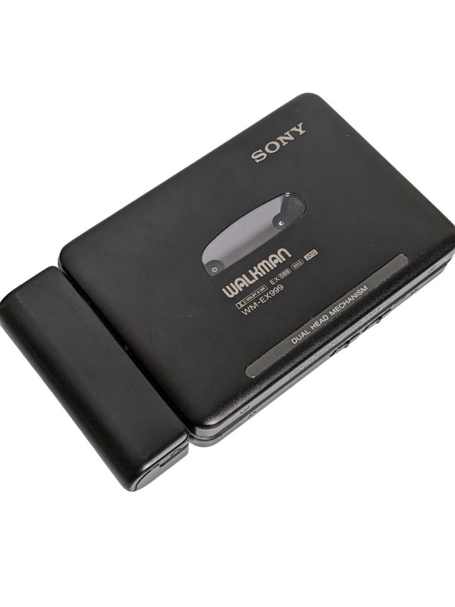 通電確認済】SONY ソニー WM-EX999 ブラック 90年代 WALKMAN 通電確認済】SONY ソニー WM-EX999 ブラック 90年代 WALKMAN