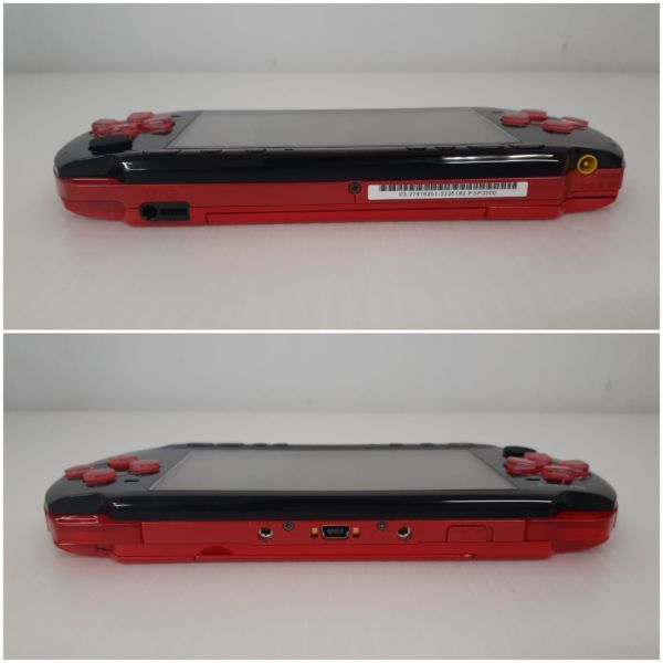 SZ75-1215-35 【中古・美品】 PSP バリューパック ブラック レッド 黒 赤 エディション PSP-3000 本体 動作確認済み ゲーム機_画像5