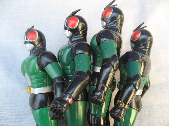 ■仮面ライダー４体 BLACK RX 高さ17㎝程度 送料:定形外350円_画像10