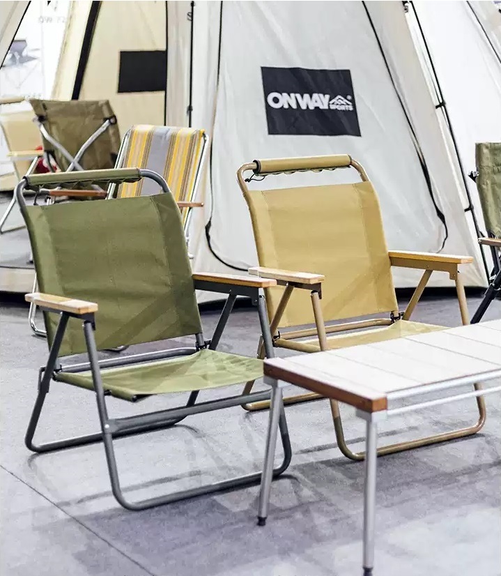 ONWAY SPORTS LOWER CHAIR ローチェア OW-5959 英軍椅子 折り畳み椅子 収納キャリーケース付き アウトドアチェア ローチェアー ３_画像1