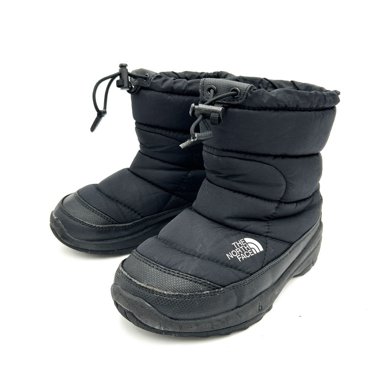 D @ アウトドア '履き心地抜群' THE NORTH FACE ノースフェイス Youth Nuptse Bootie II ユース ヌプシ ブーティー 19cm キッズ NFJ51582_画像1