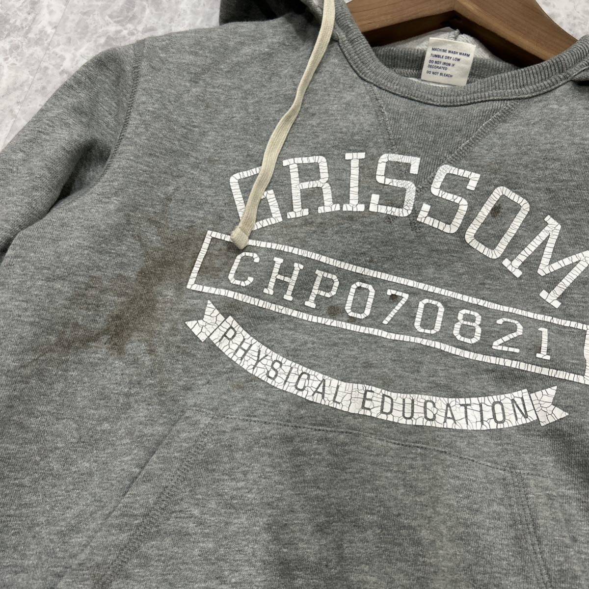 HH @ 人気 復刻モデル!! 'ランナータグ' Champion チャンピオン 高品質 COTTON スウェット プルオーバー パーカー M メンズ 上着 アウター_画像6