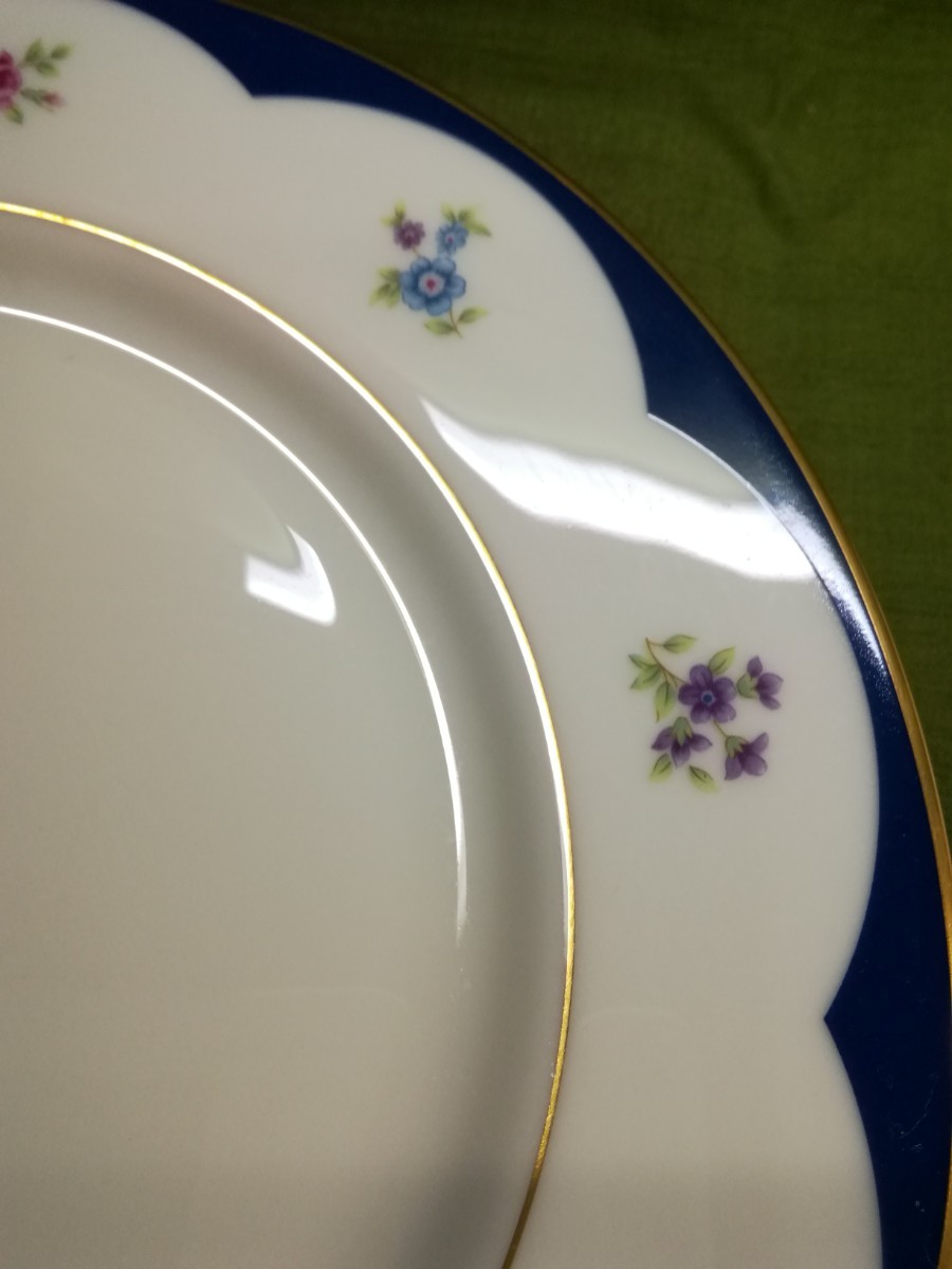 g_t P813 たち吉RICHFILD 洋食器 １番良く使う洋皿(直径約21.5cm/高さ1.5cm) 三枚組中古の画像8