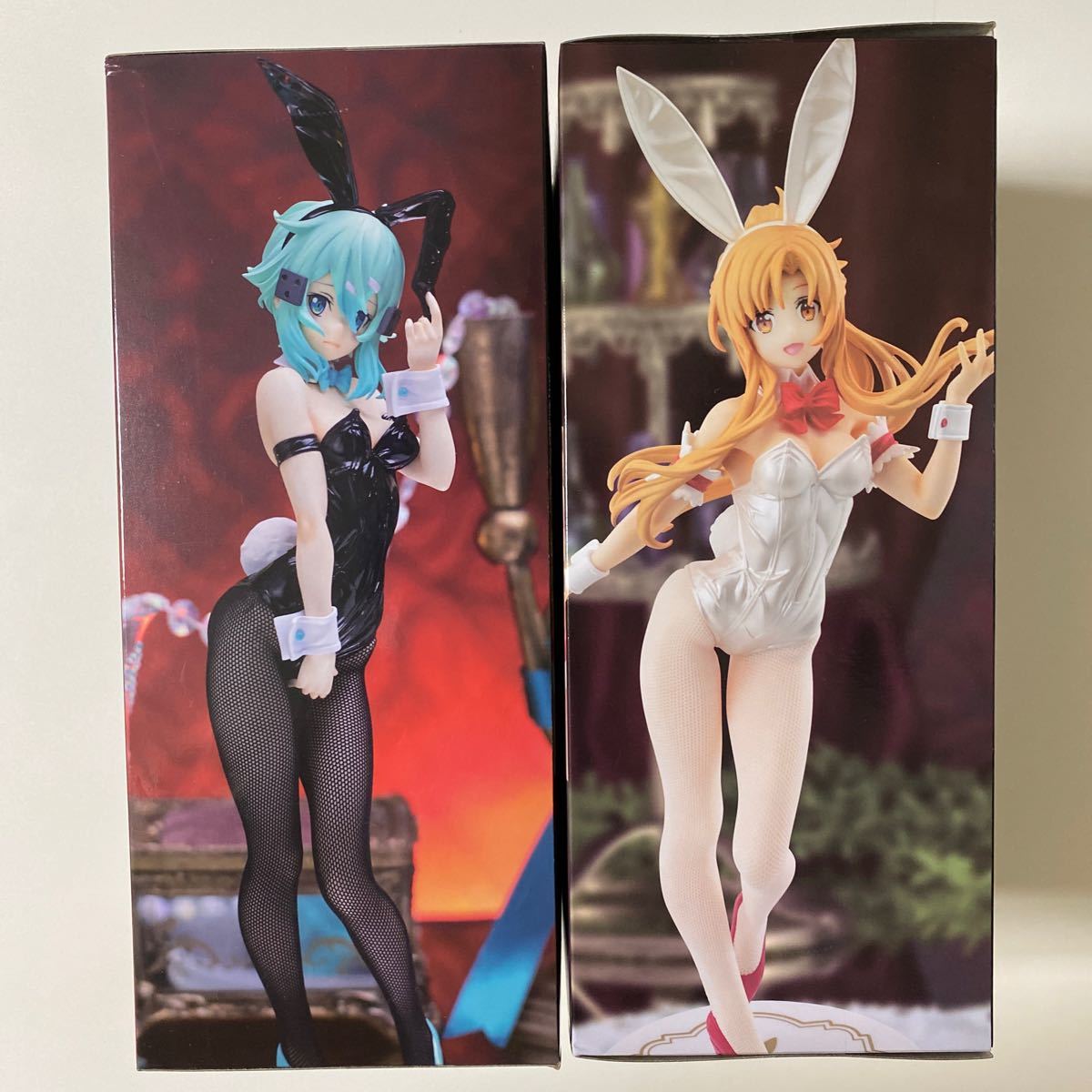 BiCute Bunnies Figure ソードアート・オンライン -シノン- & -アスナ ホワイトパールver.- 2種セット フリュー 未開封_画像2