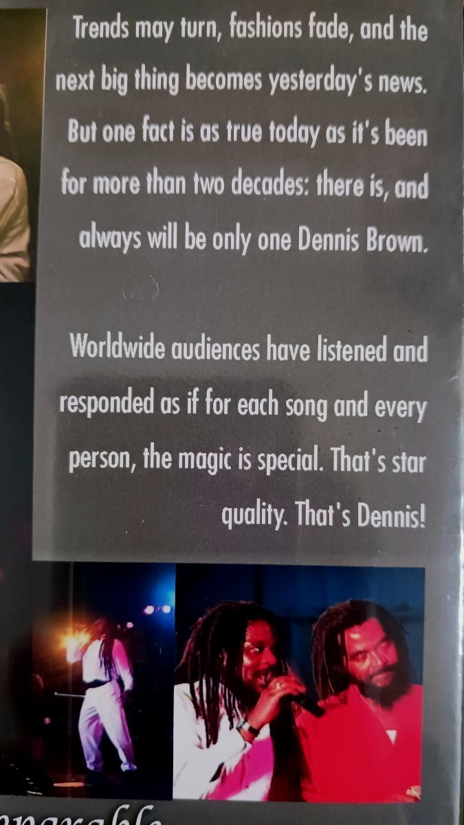 デニス・ブラウン　Dennis Brown and Friends - Inseparable Vol. 2 (DVD, 2004)★送料無料★_画像3