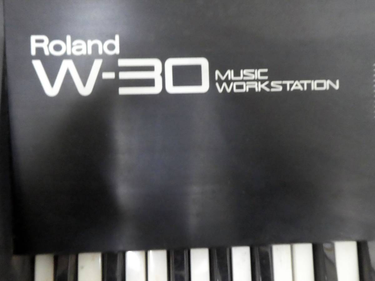 US659【手渡し限定】ローランド W-30　電子ピアノ　Roland MUSIC WORK STATION ジャンク　/5_画像3