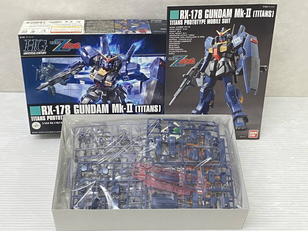 HGUC 1/144 RX-178 ガンダムMk-II ティターンズ仕様 機動戦士Zガンダム 未組立品 sypra064708_画像2