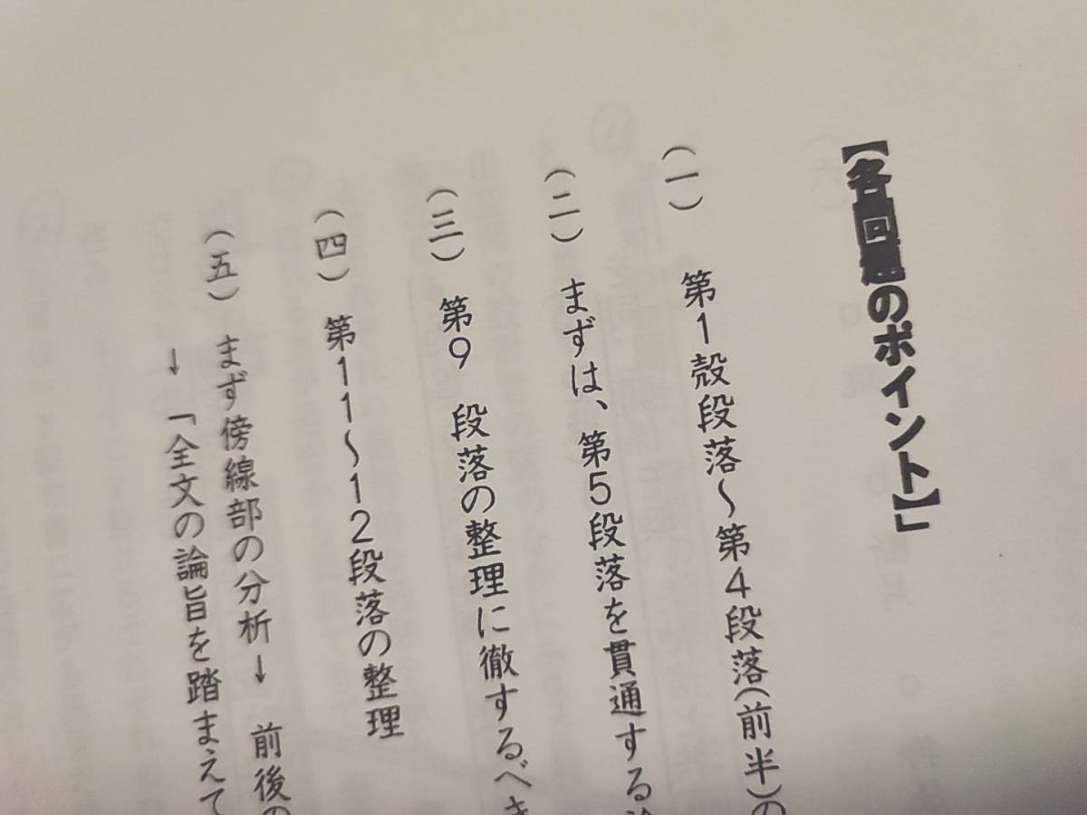 東進　東大特進クラス　林修先生　通期　東大現代文　講義・解説プリントフルセット　駿台　鉄緑会　河合塾 Z会 京大　医学部　SEG