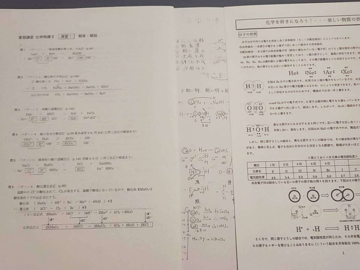 駿台 22年夏期 化学特講Ⅱ無機 板書・プリントセット 吉田先生 駿台 22年夏期 化学特講Ⅱ無機 板書・プリントセット 吉田先生