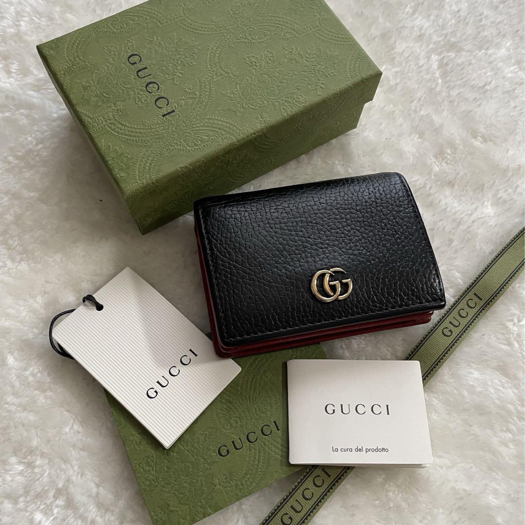 【美品】 901 GUCCI グッチ 2つ折り 財布 コンパクト_画像1