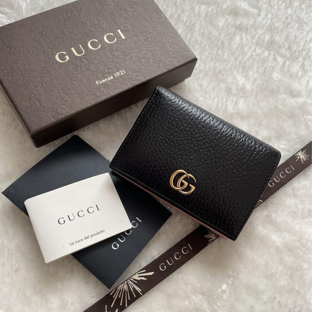 【美品】 920 GUCCI グッチ 2つ折り 財布 コンパクト_画像1