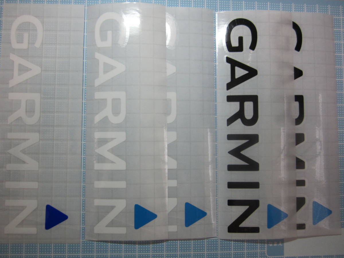 GARMIN 160mm エンブレム　ステッカー　デカール　ガーミン　ガーミンどうでしょう ハイグレード耐候６年 _ロイヤルブルー　スカイブルー