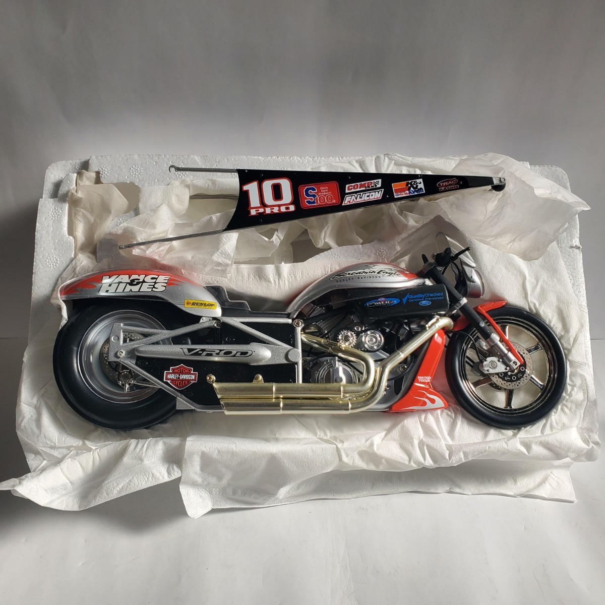 Screamin Eagle/Vance& Hines 1/9「 NHRA pro Stock Bike HARLEY DAVIDSON」ドラッグレース リミテッドエディション 未使用 675_画像1