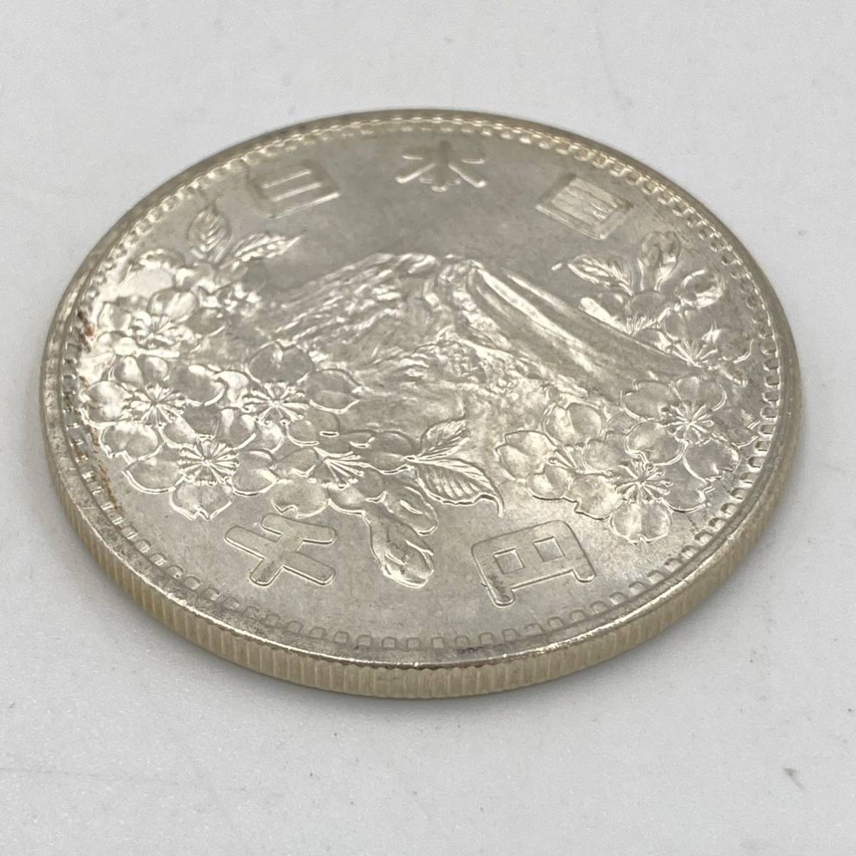 12.14IC-A966★東京オリンピック 1000円 銀貨★千円銀貨 記念硬貨/1964年 昭和39年/東京五輪 Olympic 大型 シルバー silver 銀 /DA1 DA5_画像3