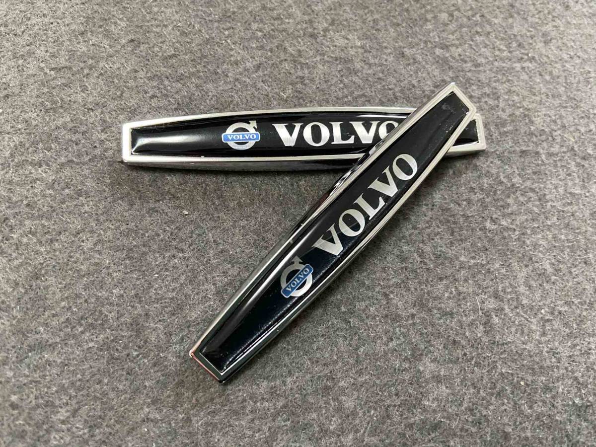 ボルボ VOLVO 車用デカール カーステッカー プレート エンブレム フェンダーバッジ シール 傷を隠す 2枚セット　117番_画像4