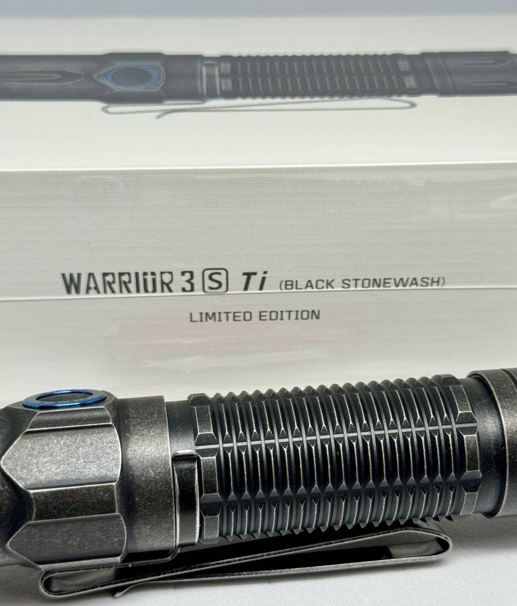 希少！オーライト OLIGHT warrior 3S Ti チタン ブラックストーンウォッシュ_国内限定110本です。