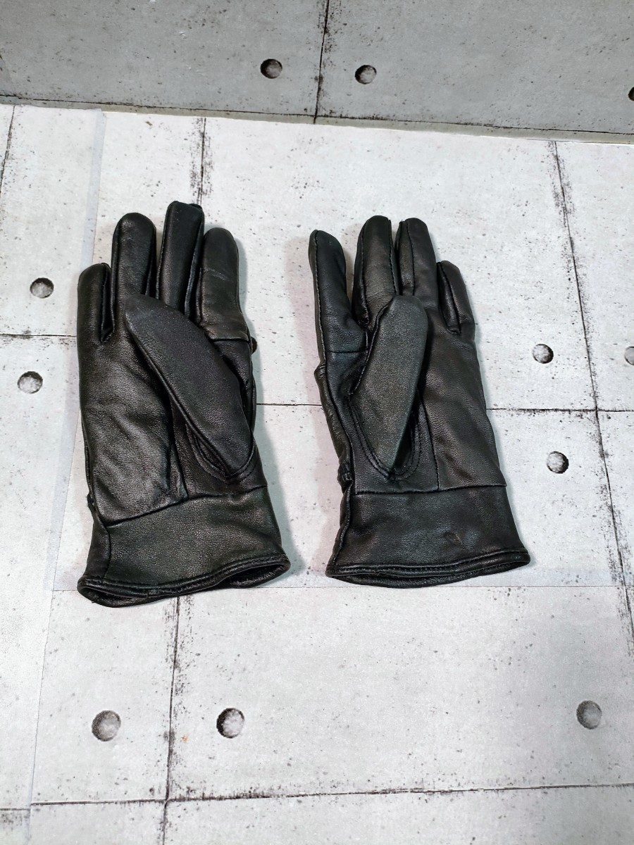 ① imitation leather gloves leather glove black 