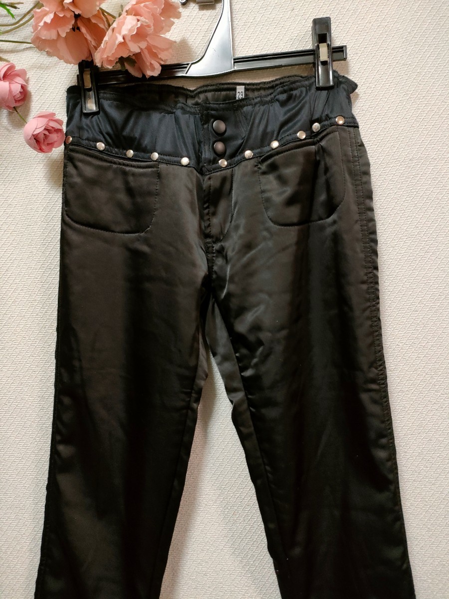 ★80 AYR CLASSIC JEANS 暖かパンツ 29 ブラック_画像2