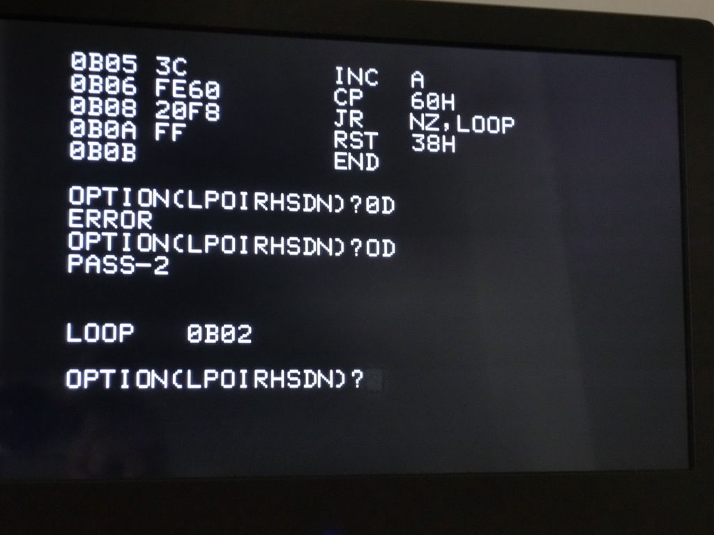 PC-6001 SEAM-60 PC-6001用機械語開発ツール 希少品 マニュアル ROM 2個付属 マシン語 エディッタ アセンブラ PC-6601 動作確認 アスキー_画像4