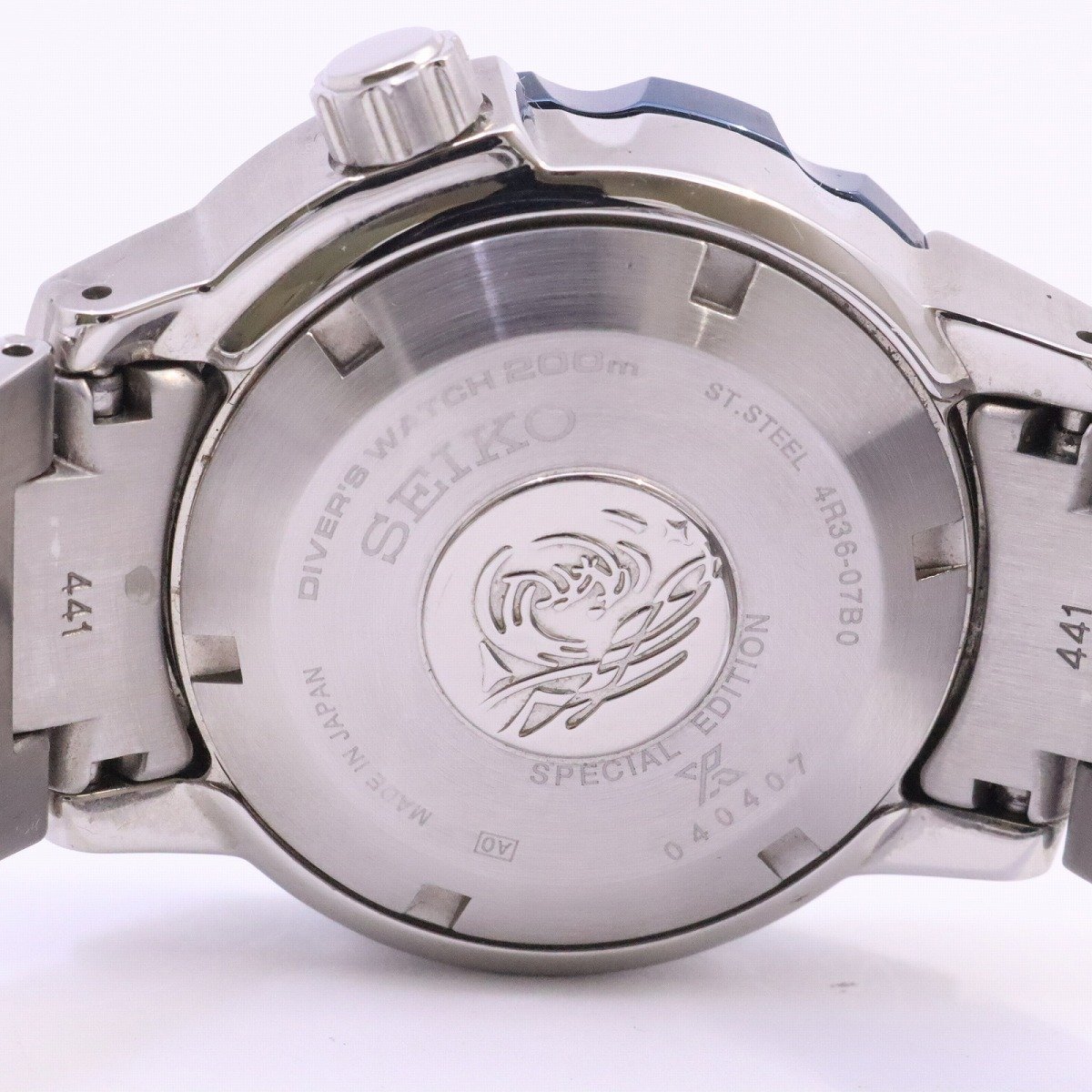 SEIKO セイコー プロスペックス PADIコラボ 海外モデル ダイバースキューバ 自動巻き メンズ 腕時計 SNKE79J / 4R36-07B0【いおき質店】_画像9