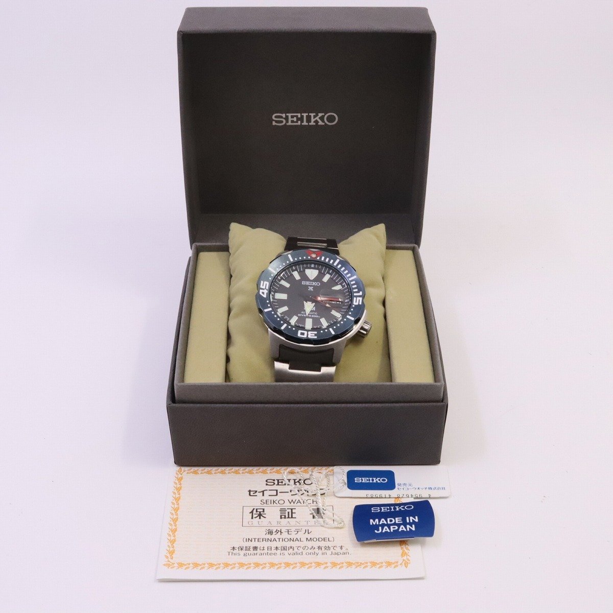 SEIKO セイコー プロスペックス PADIコラボ 海外モデル ダイバースキューバ 自動巻き メンズ 腕時計 SNKE79J / 4R36-07B0【いおき質店】_画像10