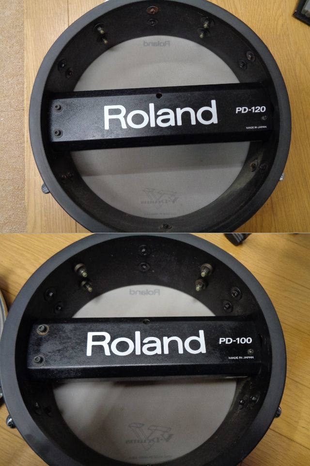 ★Roland　ローランド　電子ドラム　TD-10　V-Drums　SYSTEM UP GRADEセット 電池交換済み　付属品付　動作品★_画像9