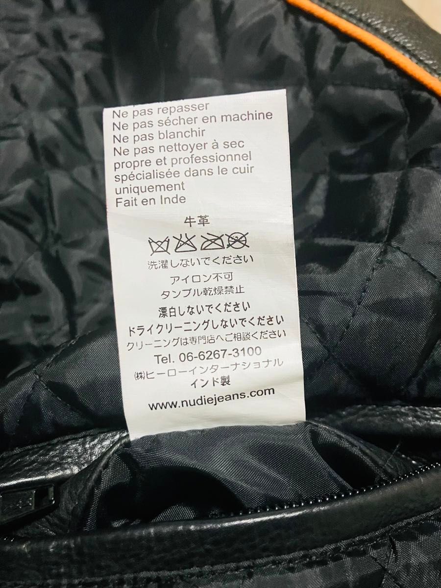 NudieJeans/ヌーディージーンズ シングルライダースジャケット NudieJeans/ヌーディージーンズ シングルライダースジャケット
