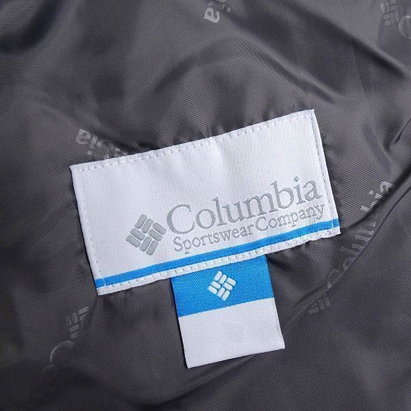 ■Columbia コロンビア 保温 高耐久ナイロン ステッチ切替 フルジップ ダウンベスト アウトドアウェア YMK100 021 90/S ▲017▼bus190co_画像6