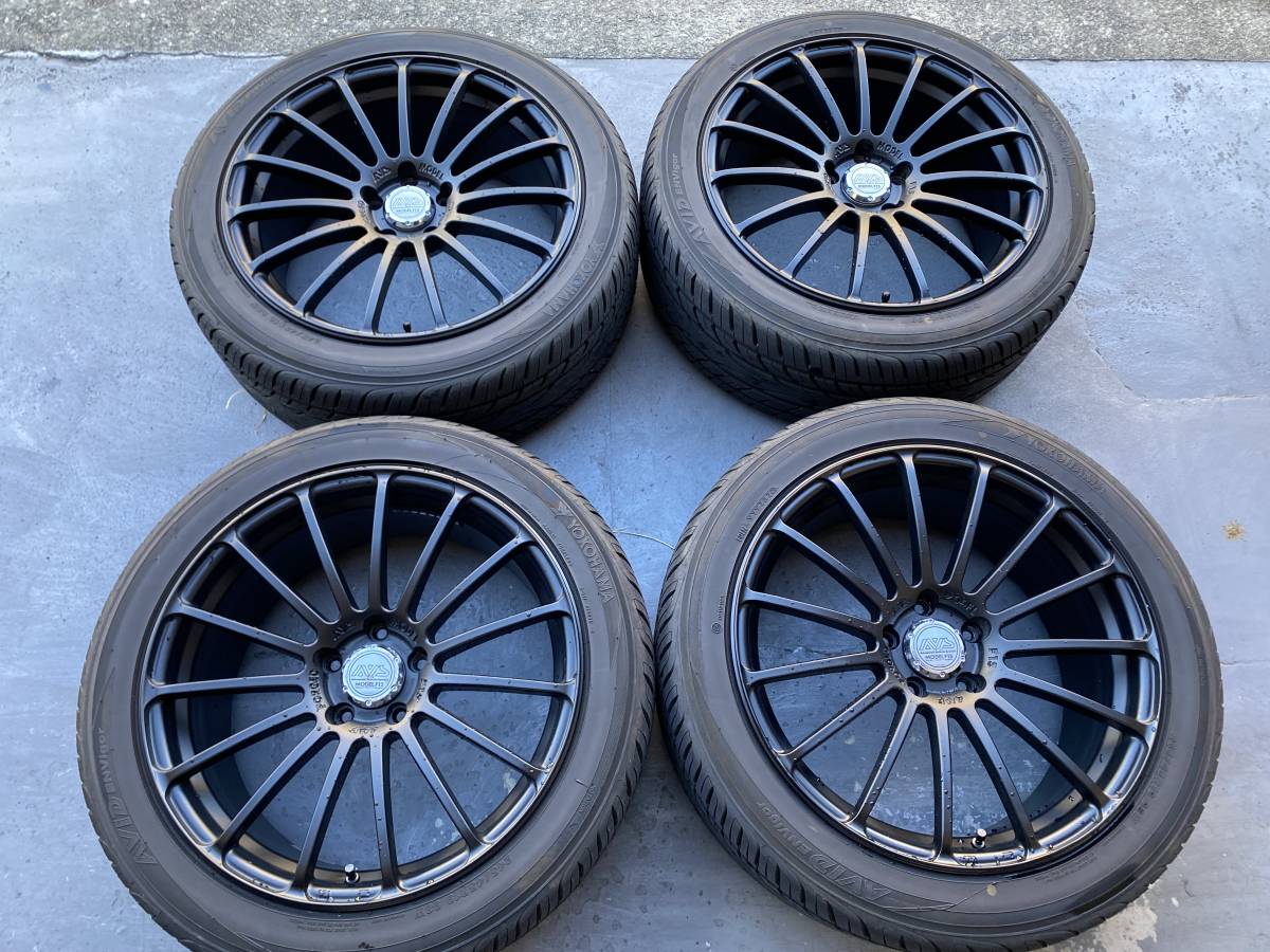 YOKOHAMA(ヨコハマ) AVS MODEL F15 鍛造 19x8.5J +45 114.3x5　YOKOHAMA（ヨコハマ）AVID ENVigor S321 245/45R19 20年製造_画像1