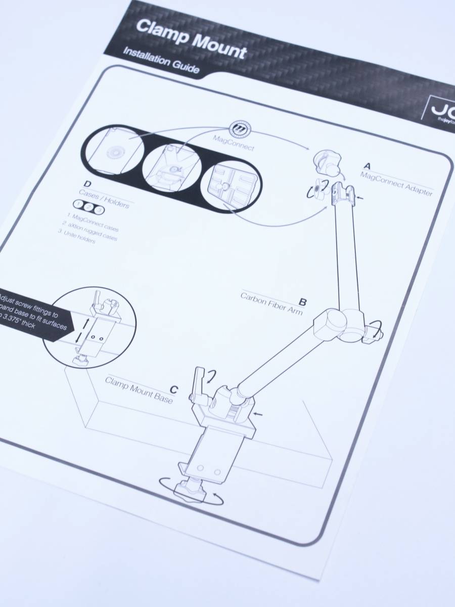 あ//A6382 【未使用・保管品】The JOY Factory MMU103 Mag Connect クランプ　アームマウント　Tablet Mount_画像7