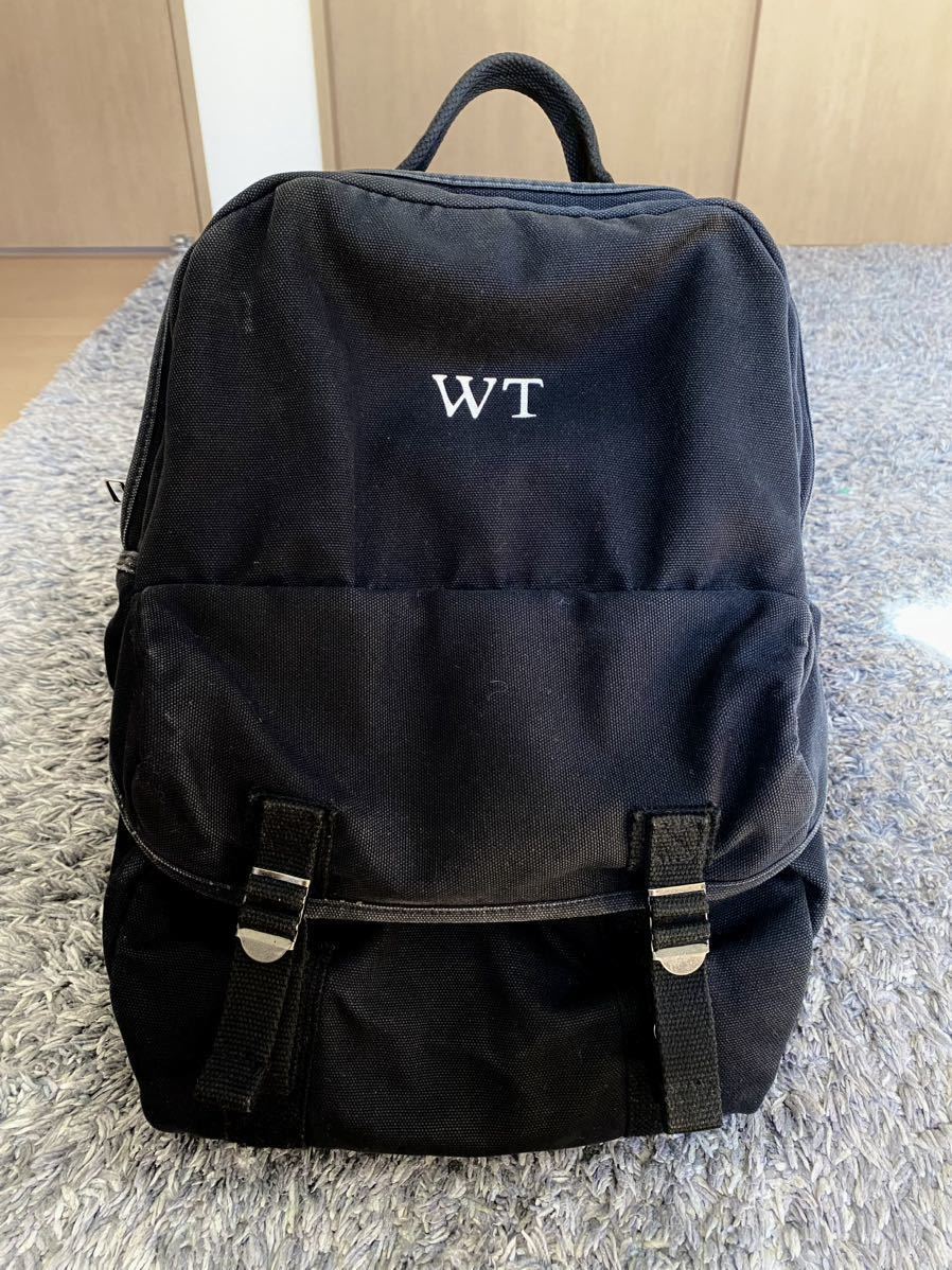 1円スタート WTAPS ダブルタップス Backpackバックパック BLACK 黒 リュック_画像1