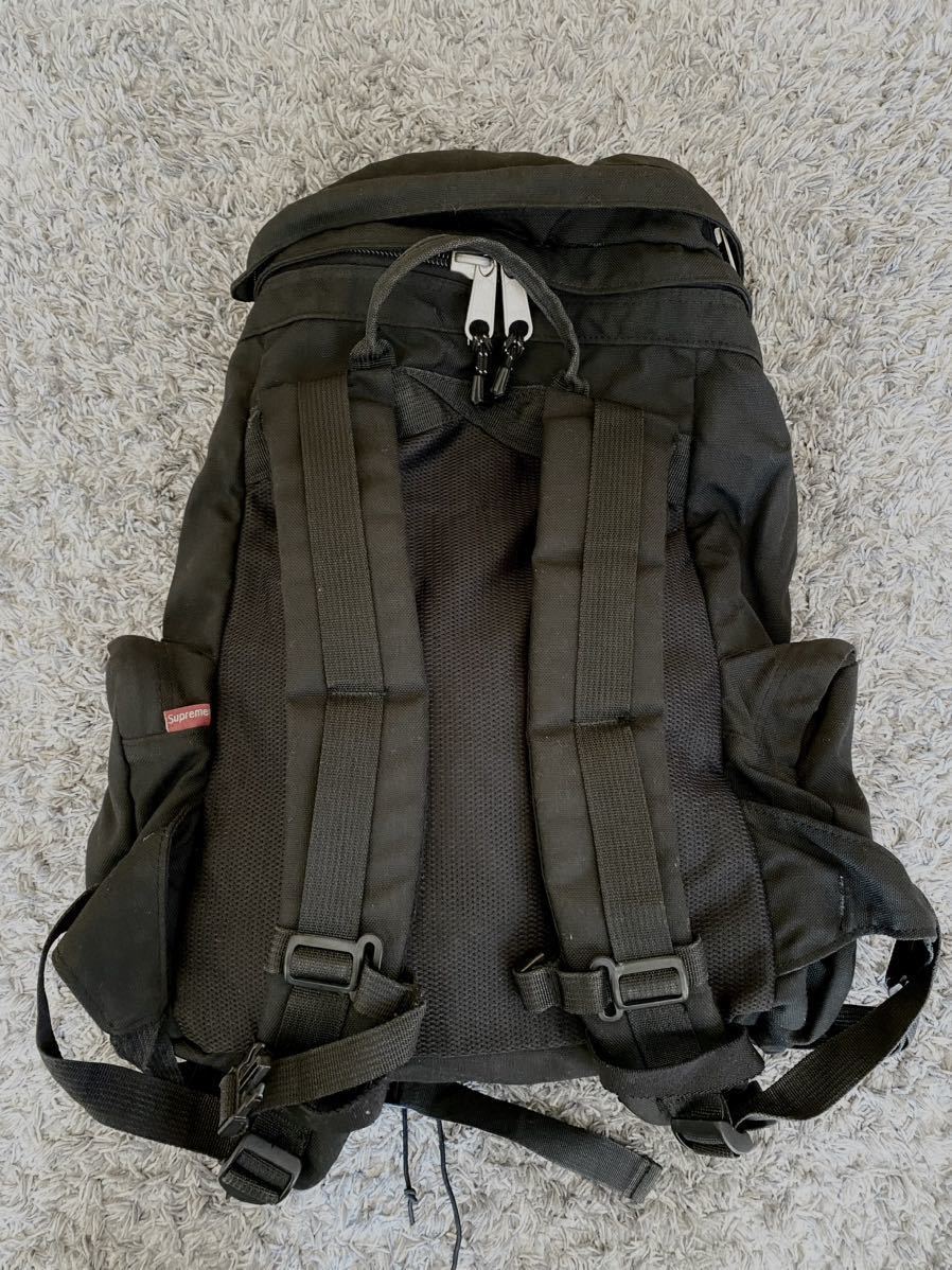 1円スタート 5代目 supreme backpack シュプリーム バックパック BLACK 黒 リュック_画像5