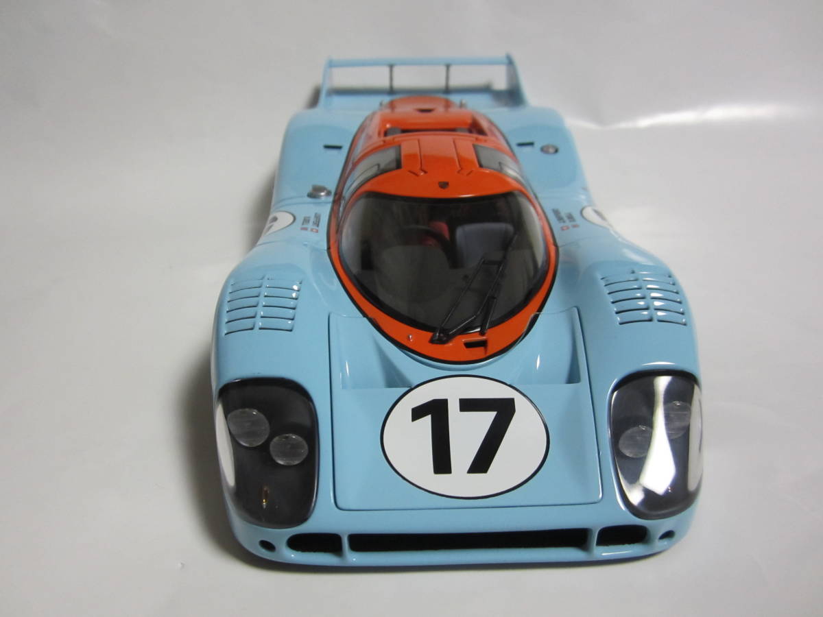 即決 オートアート 1/18 ポルシェ 917 LH ロングテール 1971年ルマン24h No.17 デレック・ベル／ジョー・シフェール車_画像5