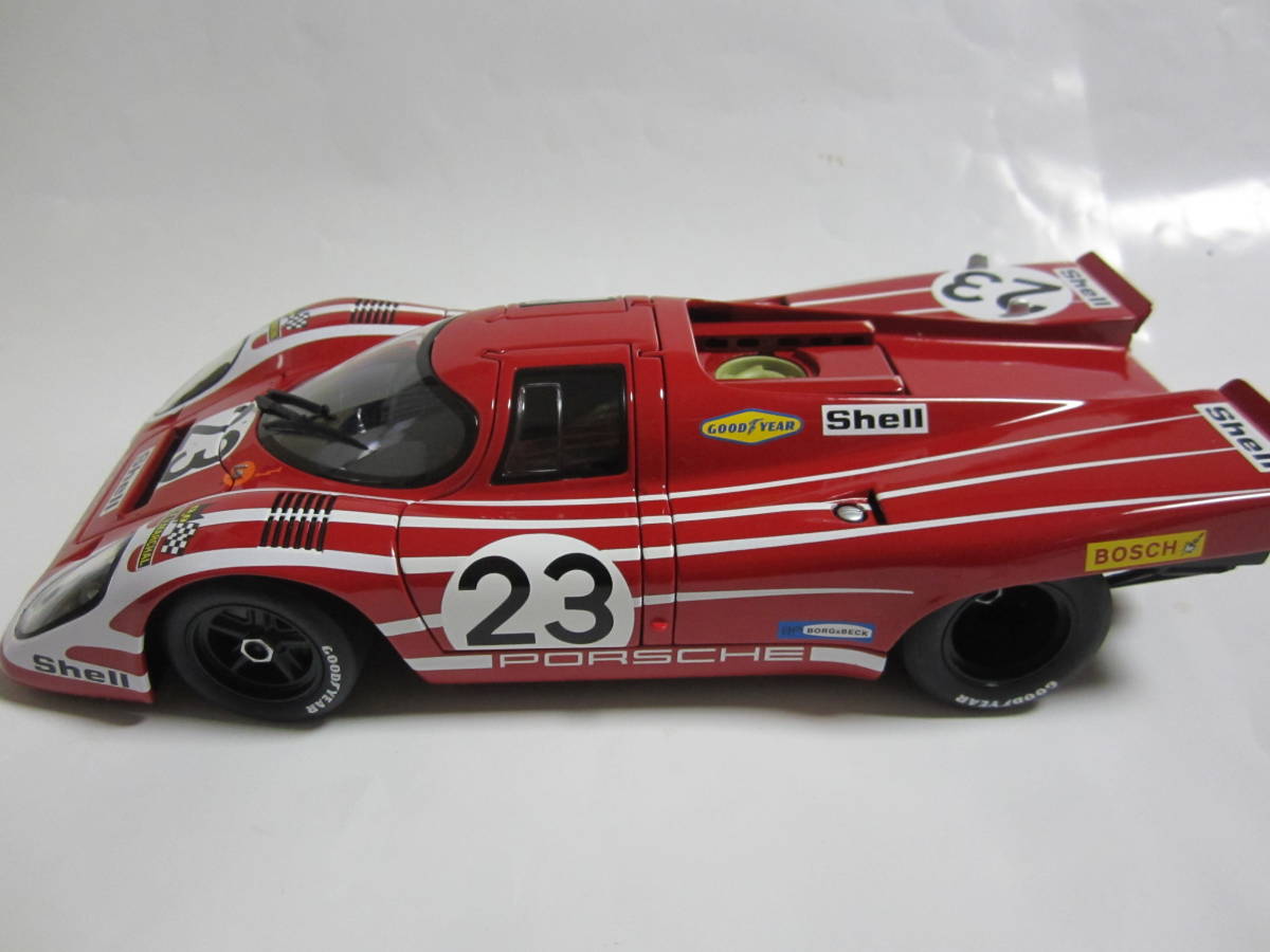 即決 オートアート 1/18 ポルシェ 917K 1970年ルマン24h優勝 No.23 ハンス・ヘルマン／リチャード・アトウッド_画像2