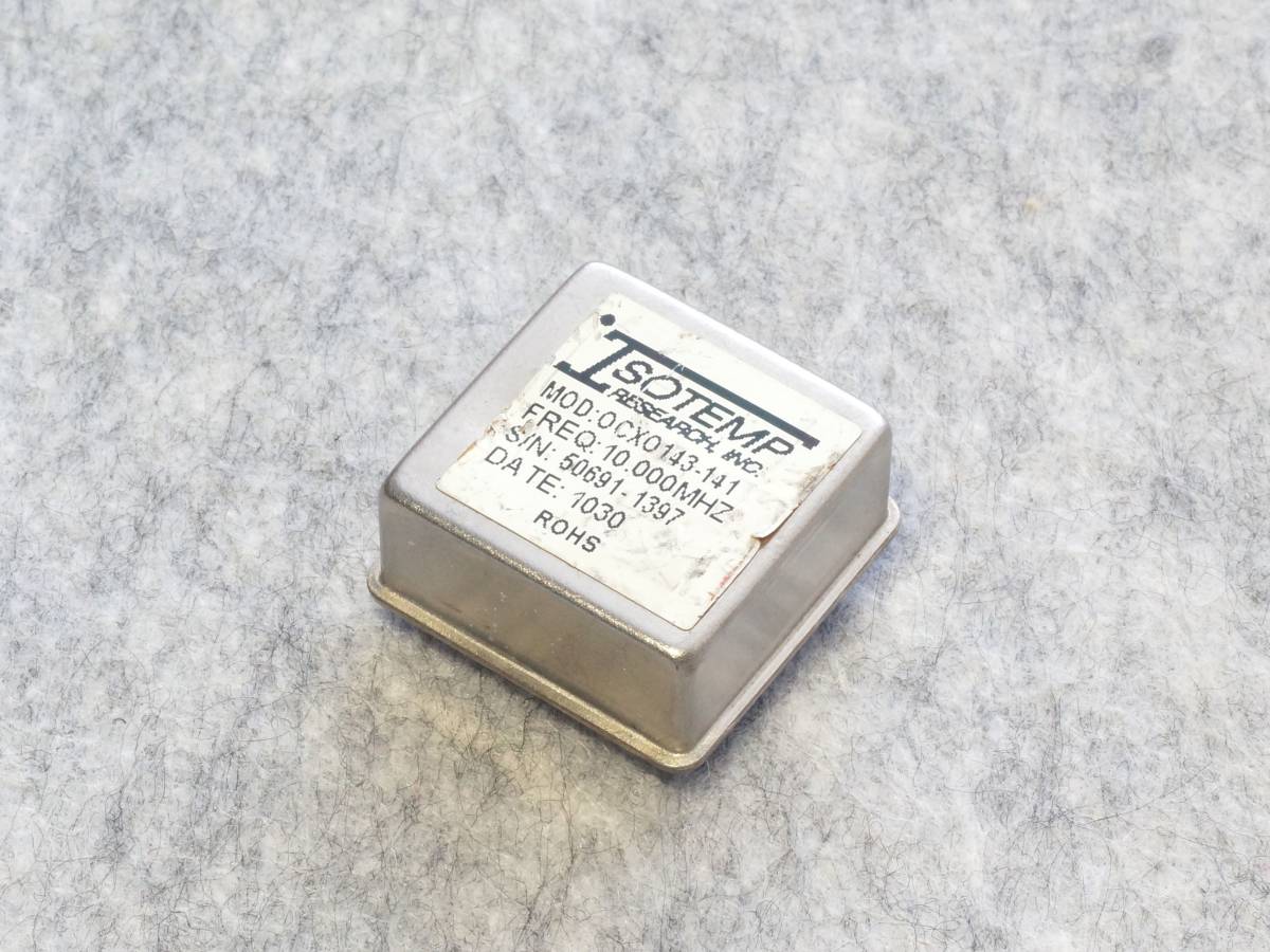 TSOTEMP OCXO143-141 10MHz OCVCXO (恒温槽付電圧制御水晶発振器)　取り外し品・動作確認済み （ ＳＣカット水晶 ）_画像1