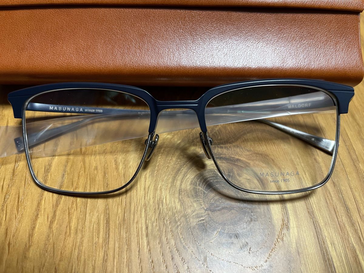 【新品 未使用】増永眼鏡 MASUNAGA 1905 WALDORF カラー 35 教場 教場0 メガネ 眼鏡 サングラス