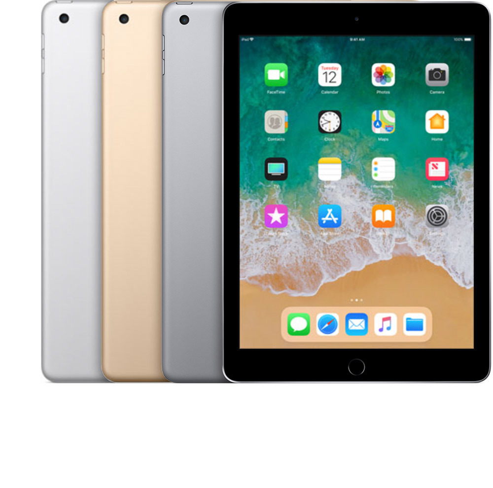 Apple iPad5 Wi-Fi+Cellular 32GB A1823 9.7インチRetinaディスプレイ au アップル スペースグレイ 中古Ipad タブレット ランクＢ