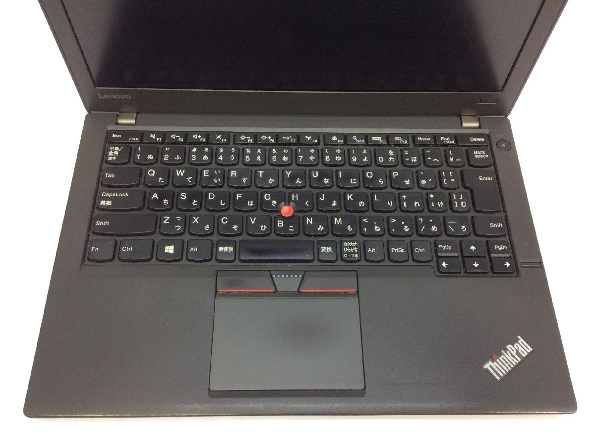 ジャンク/ LENOVO 20F5A13P00 ThinkPad X260 Intel Core i3-6100U メモリ4.1GB ストレージ無し 【G17652】_キーボードにテカリがあります