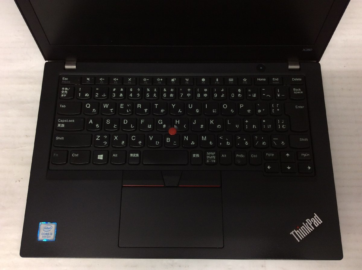ジャンク/ LENOVO 20KES2E600 ThinkPad X280 Intel Core i3-8130U メモリ4.1GB SSD256.06GB 【G17618】_画像4