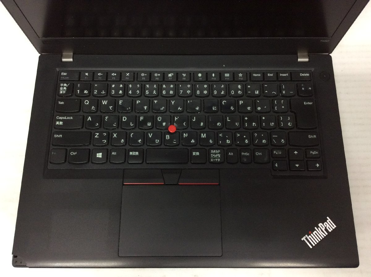 ジャンク/ LENOVO 20L6S5140L ThinkPad T480 Intel Core i5-8350U メモリ8.19GB ストレージ無し 【G17635】_キーボードにテカリと文字キーが消えてます